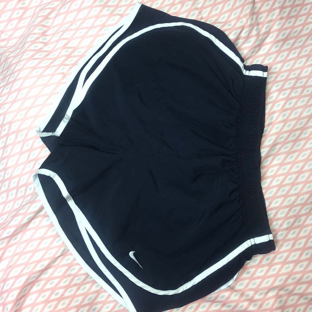 Navy Nike tempo shorts